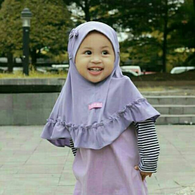 Jilbab Salwa by Babycila / Jilbab bayi / Jilbab Anak / Hijab Bayi / Hijab Anak Premium
