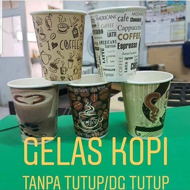 MURAH BANGET!!! PAPER CUP 8oz coffe tanpa tutup 50 pcs/Cup Kertas/Gelas Cup/Cup Gelas