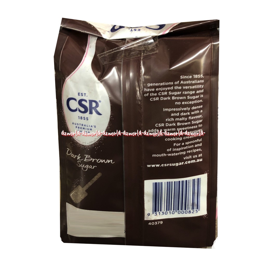 CSR Dark Brown Sugar 1kg Gula Jawa Import Australia Premium Sugar