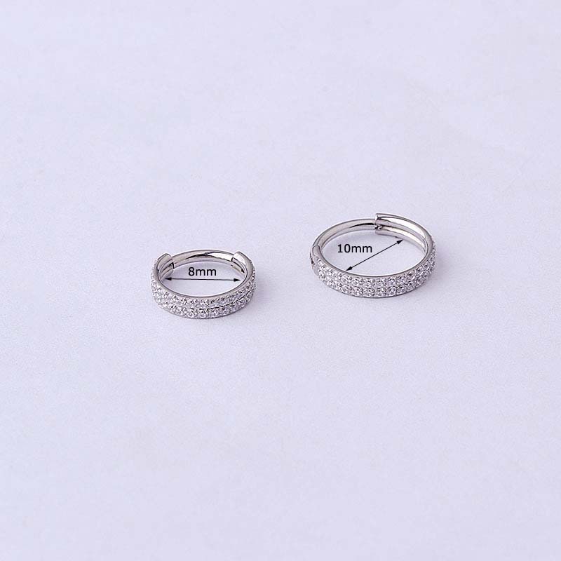 1pc Anting Tindik Hidung / Tubuh Bahan Titanium Steel Desain Keong Hias Zircon 16Gauge Untuk Wanita