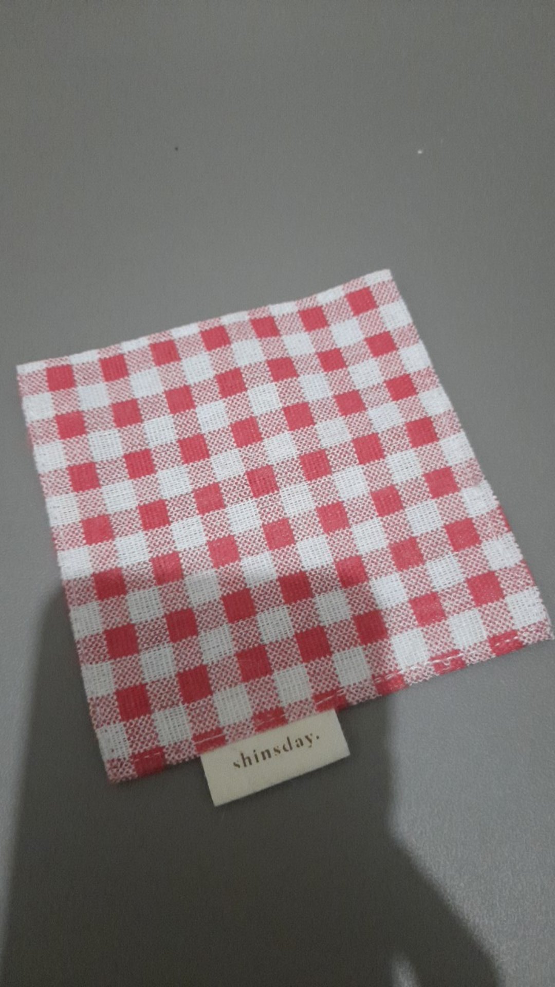 Coaster / Tatakan Gelas Kotak Kotak Korea