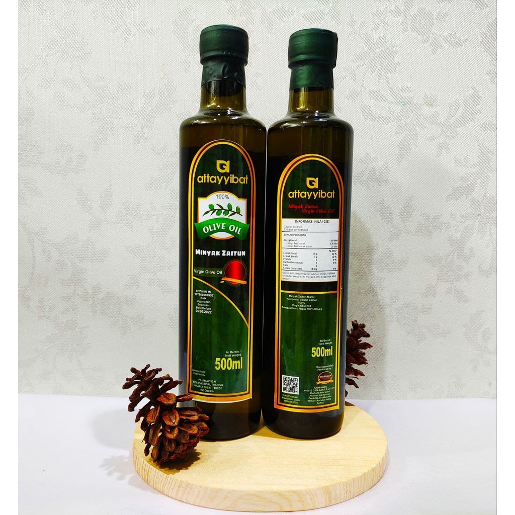 Minyak Zaitun 500ml/Olive Oil Virgin Syiria/ Minyak Zaitun Syiria