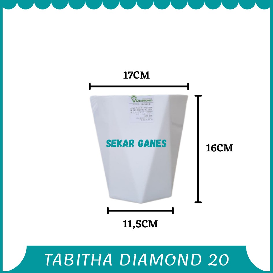 Pot Tabitha Diamond 20