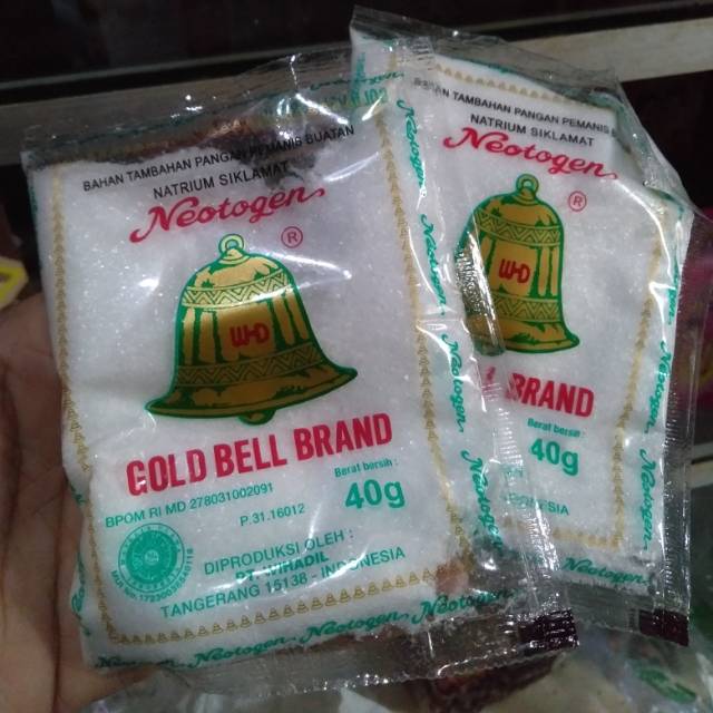 

Sodium Lonceng / Pemanis Buatan/Natrium Cyclamate Golden Bell Brand