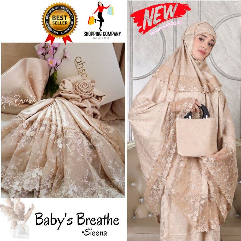 MUKENA SUTRA PARIS PREMIUM RENDA TILLE ORIGINAL JUMBO