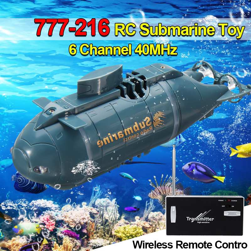 rc boat underwater