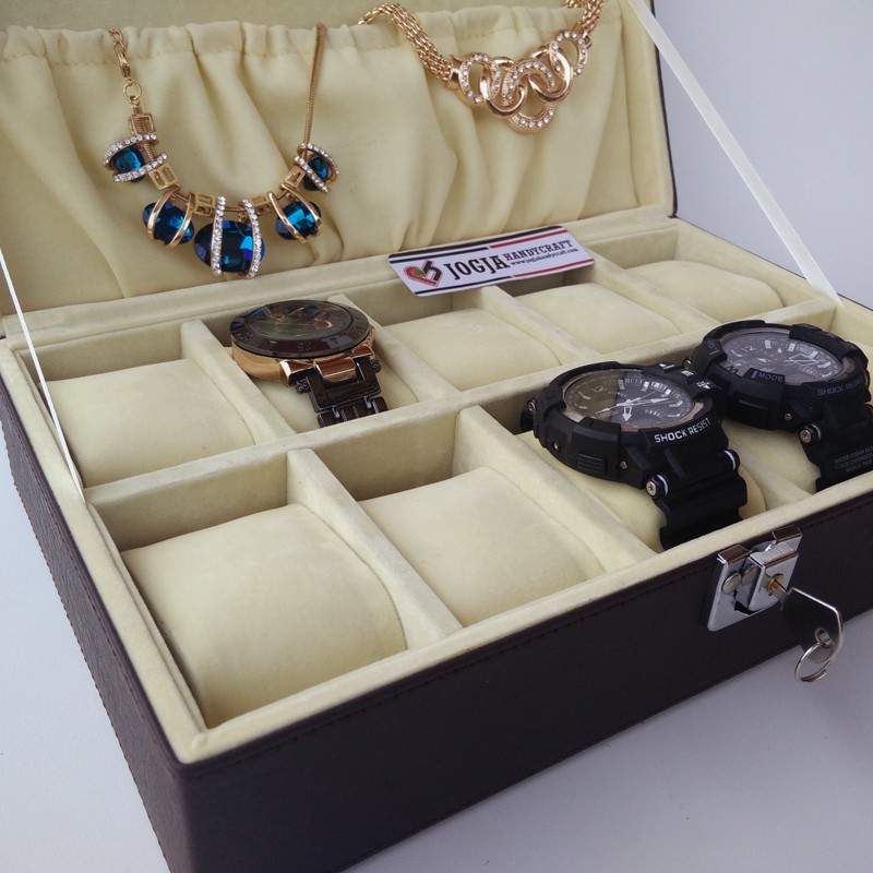 Exclusive Watch Box For 10 Sport Watches / Kotak Tempat Jam Tangan Besar / Box Jam