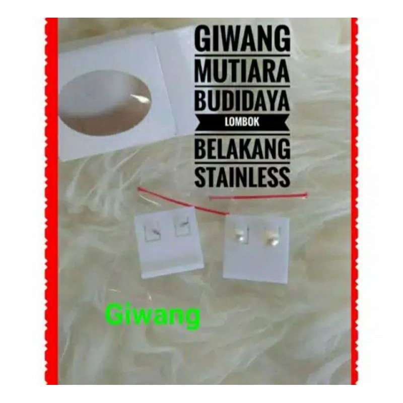 Giwang mutiara Lombok