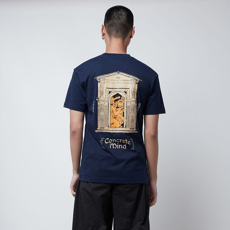 Concrete Mind - Temple of Fun Navy Tee