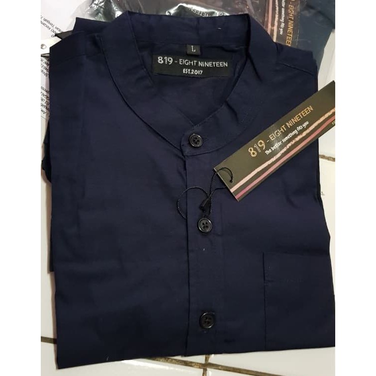 Kemeja Pria Kerah Shanghai Lengan Panjang Big Size Jumbo XXL 2XL dan XXXL 3XL Triple XL Aneka Warna
