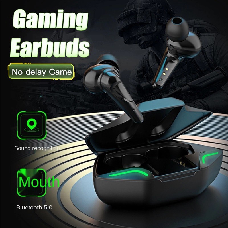 Headset Bluetooth Gaming - Earphone Wireless TWS X15 Pro Bt V5.0