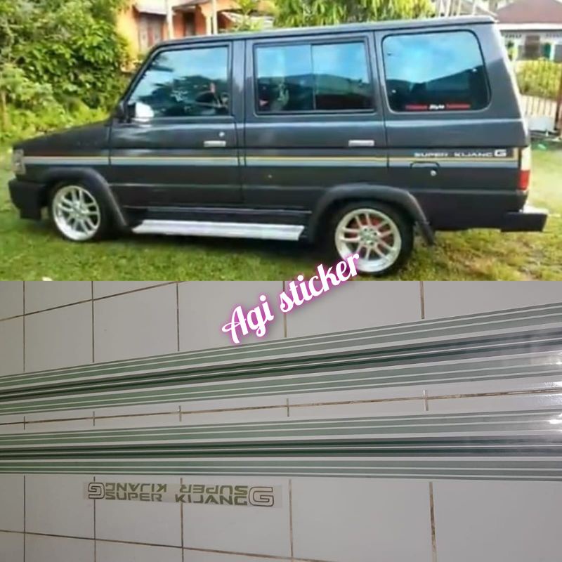 List body stiker Kijang Super G 1.5 / Stiker Kijang G Lama / stiker Kijang G long 1.5