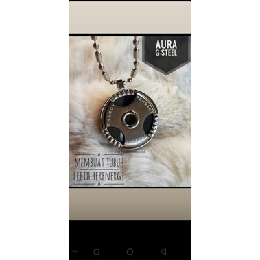 pendant AURA G_steel/ KALUNG KESEHATAN MCI/ORIGINAL