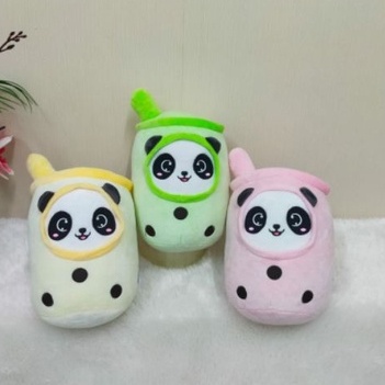 Boneka Boba Panda Size 25cm/boneka bubble tea/Boneka Panda