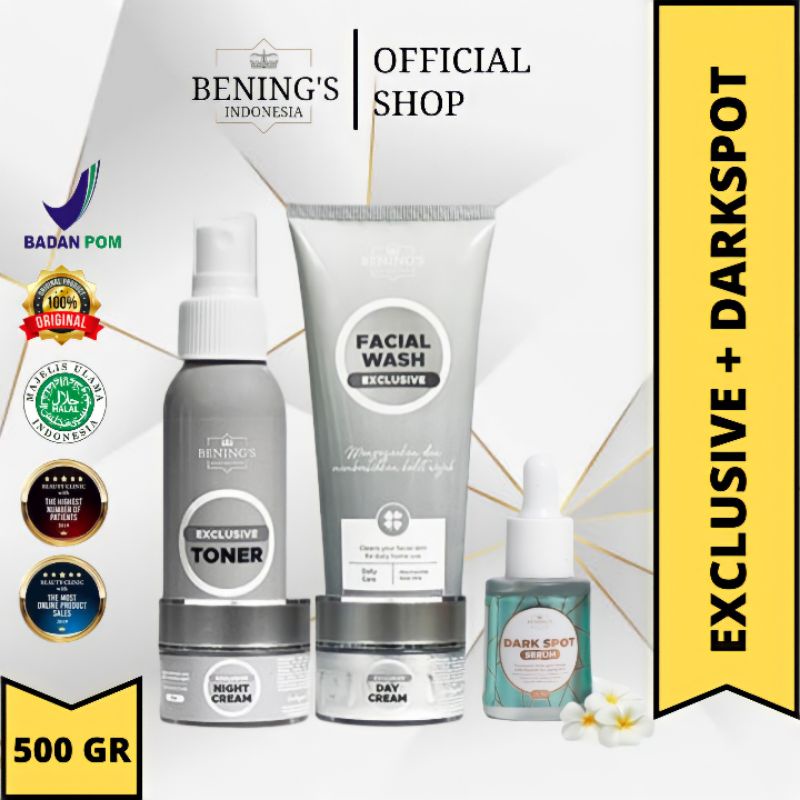 BENING'S SKINCARE DR OKY PRATAMA PAKET EXLUSIVE DENGAN SERUM/BENING'S CLINIC/BENINGS SKINCARE