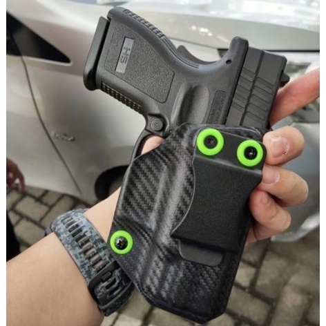 Kydex IWB Holster HS 9 Baby Compact Sarung HS9 Mini Dalam Pinggang