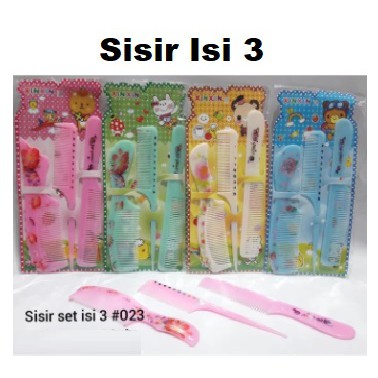 Paket Sisir Rambut Set Sisir Xinxin-BELLASHOP