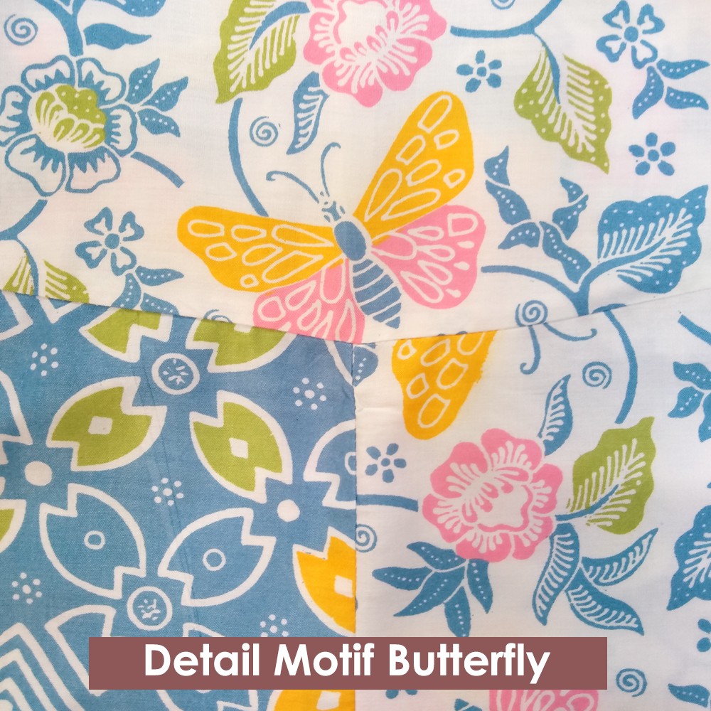 DASTER IBU MENYUSUI MOTIF BATIK - Batik Bunga &amp; Batik Butterfly