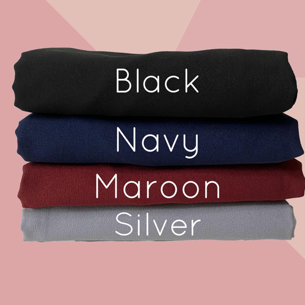 Pashmina Lipit Tali KCB 75x200cm Bahan Diamond / Pasmina Sabyan Tali Lipit / Pastal Gerigi KCB-6