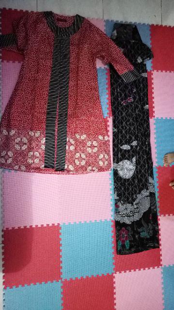 Batik Wanita Longcardi Kardigan Ayudia Motif Kombinasi Premium Kondangan