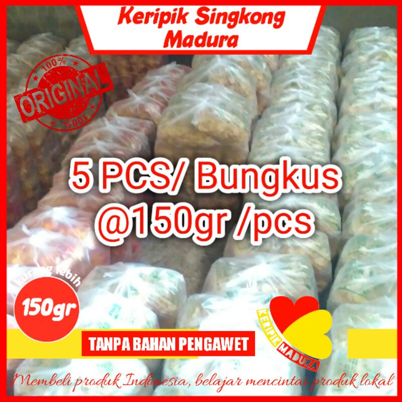 

[PAKET 5 PCS] Keripik Singkong Madura - Pedas Manis Gurih | Kripik Singkong Kripik Madura Kripik Pedas Keripik Rasa Bawang Original Tanpa pengawet asli Keripik Singkong Bintang 9 Rasa Pedas Manis Asli Madura Murah Grosir Keripik Madura Keripik 1 Kg