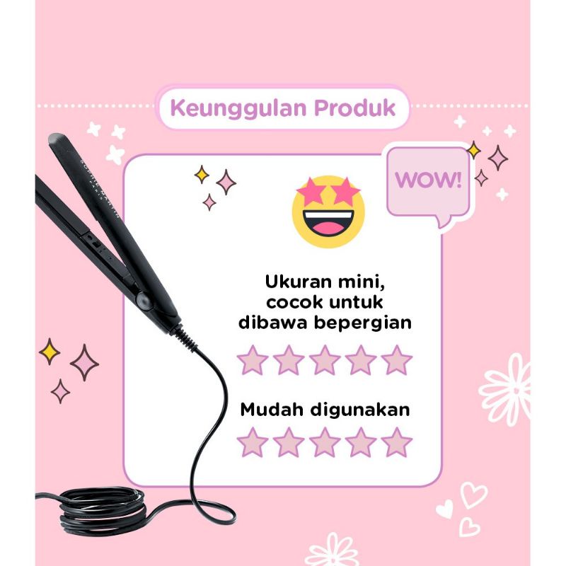 SOPHIE MARTIN CATOK RAMBUT MINI HAIR STRAIGHTENER