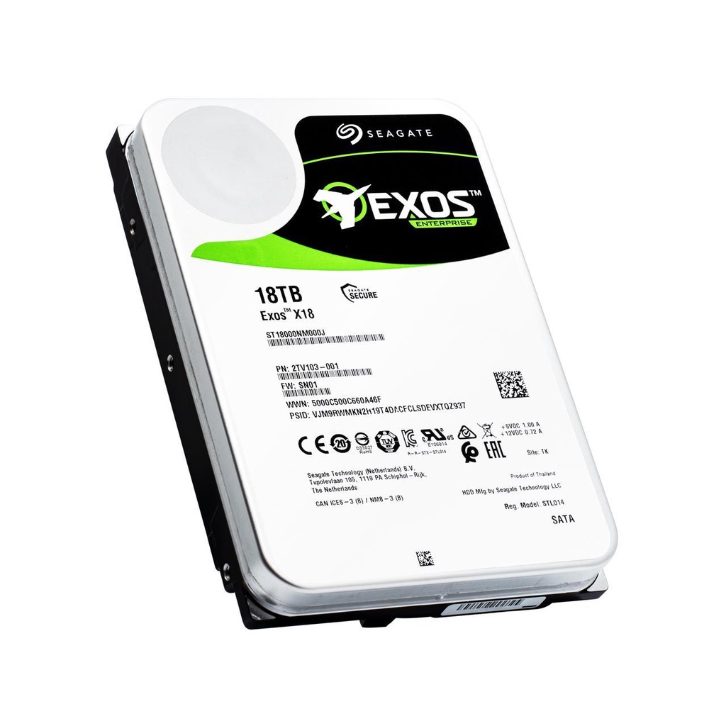 SEAGATE EXOS X18 18TB 3.5&quot; 7200RPM 256MB SATA HDD