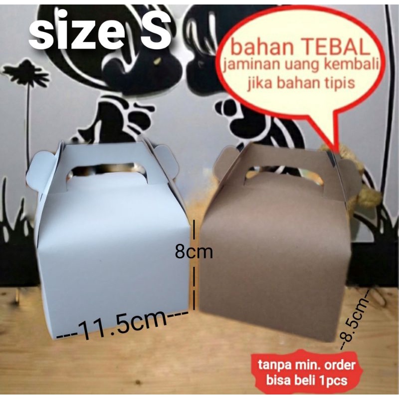 

Gable box S / box cake / box souvenir / hampers