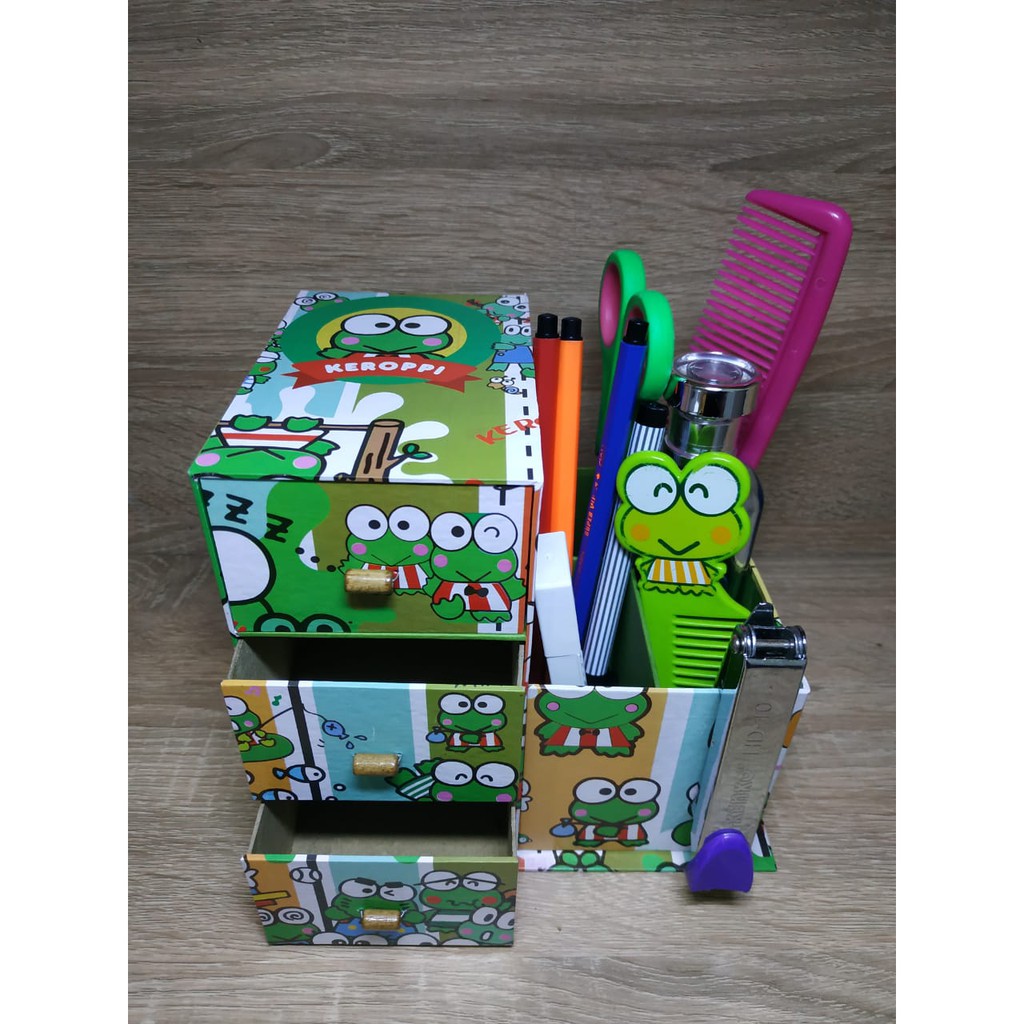 

Box laci 3 susun + t4 pensil 3 skat