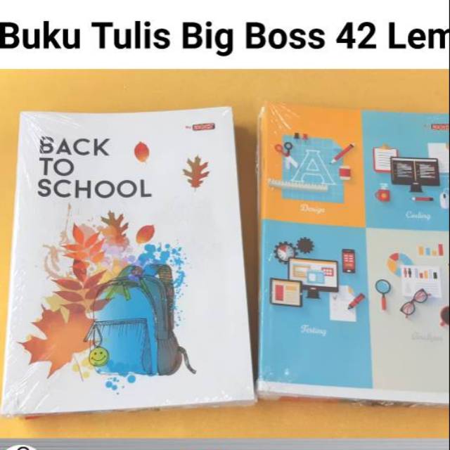 Buku Tulis Big Boss Campus Maxi 42 Lembar per pack isi 6 Buku