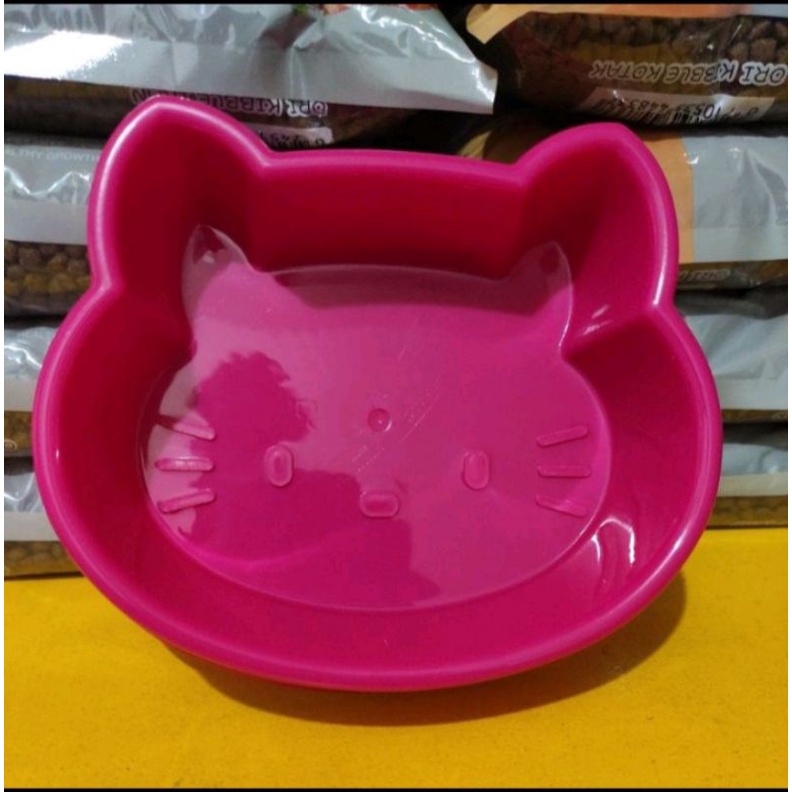 TEMPAT MAKAN KUCING/BOWL HELO KITTY/ALL VARIAN WARNA