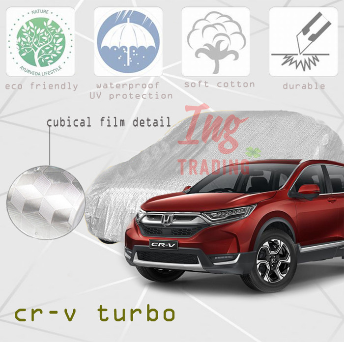 Cover Sarung Mobil CRV TURBO Waterproof 3 Layer Protection