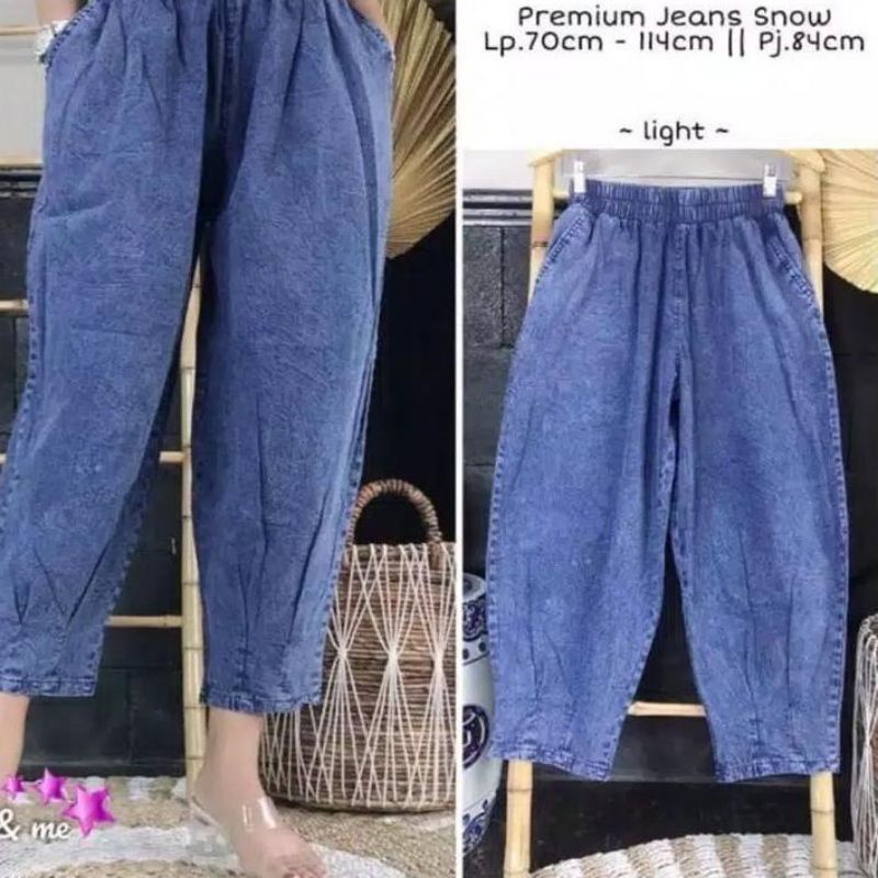 celana Baggy jeans wanita terbaru Ikado Baggy pants