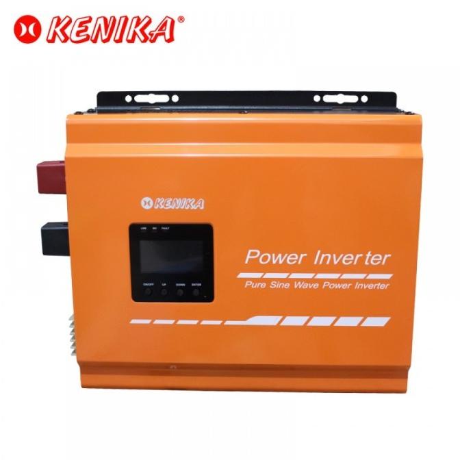 Kenika Inverter PSW LF KCT 1K24 1000 VA 800 W 24 VDC With Charger Aki