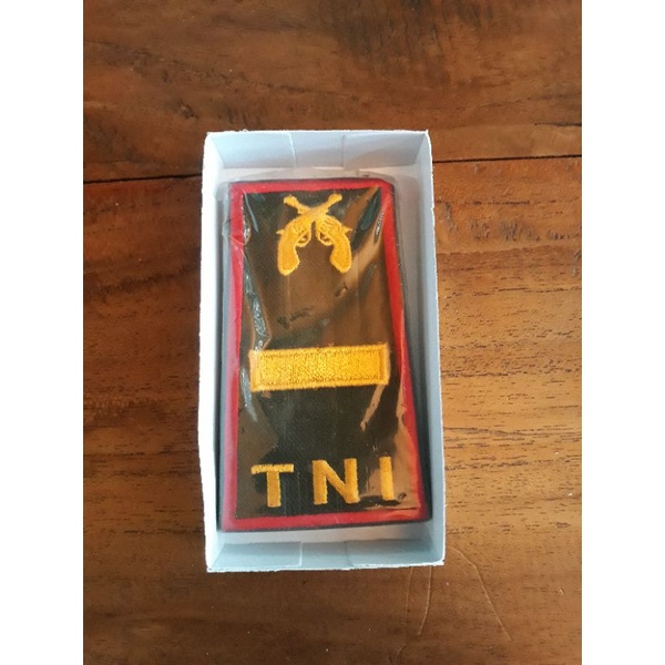 PANGKAT LETDA PM LIS MERAH PDH, LETDA PM PDH