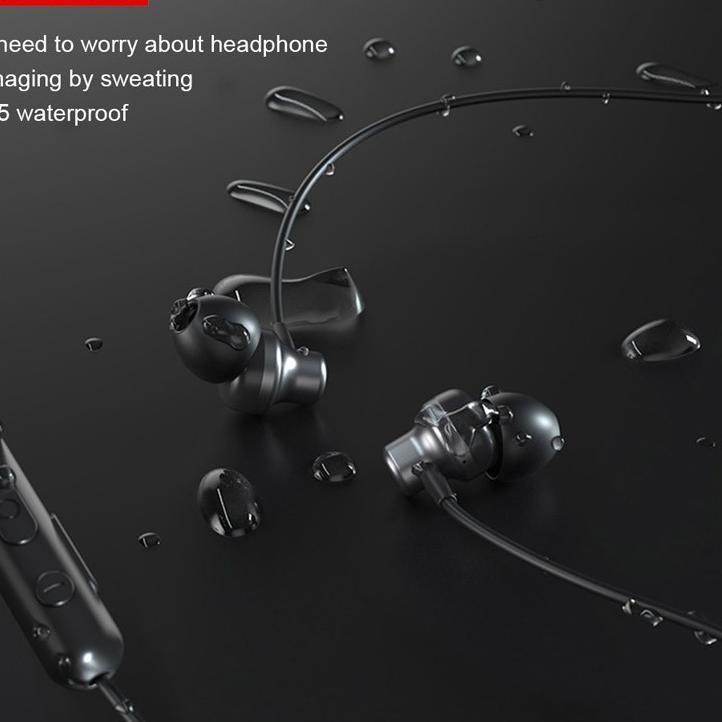 Lenovo XE05 Neckband Sport Headset Bluetooth Bass Stereo Mic IPX5 Waterproof Headphone 드