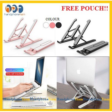 Folding Stand Holder Laptop Macbook Notebook IPAD Dudukan