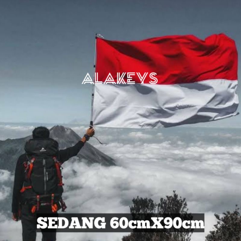 BENDERA MERAH PUTIH BENDERA AGUSTUSAN  KAIN SATIN