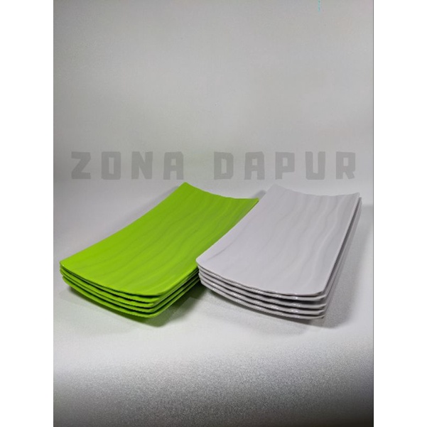 (6 pcs / 1 Lusin) Piring Sushi Melamin (26 cm), Piring Saji Melamine, Piring Sushi, Piring Dimsum, P