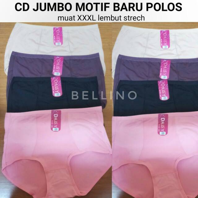 JUMBO 4L XXXL Celana Dalam Wanita Jumbo Daisy 3088 Lembut Muat Sampai XXXL CD Cewek Jumbo Murah Muat XXXL/4L