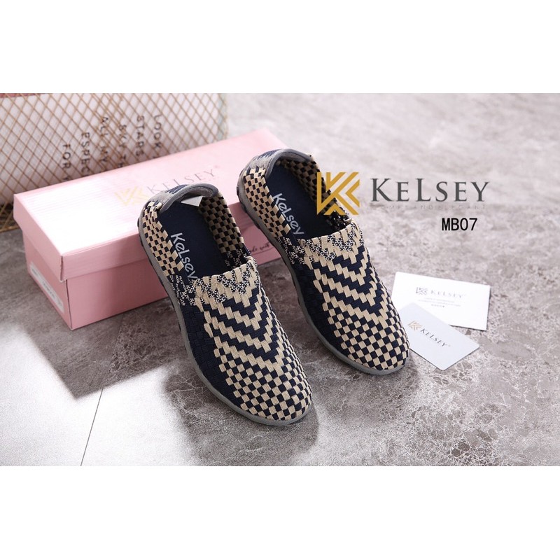 (GRATIS ALAS KAKI) NICOLE SEPATU RAJUT WANITA KELSEY MB07 Flats Shoes Rajut anyaman