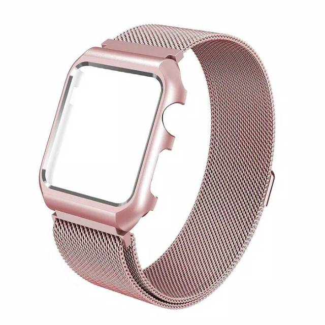 Strap Apple watch 38mm 38 mm iwatch milanese magnet loop case cover