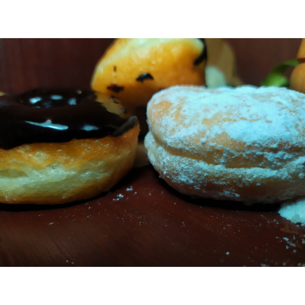 

Donat Kampung (Topping Coklat)