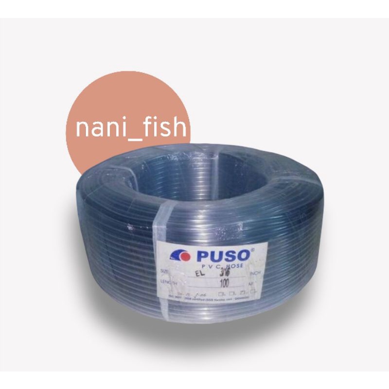 Selang Aerator Bening Transparan (Puso) Aquarium Air Pump