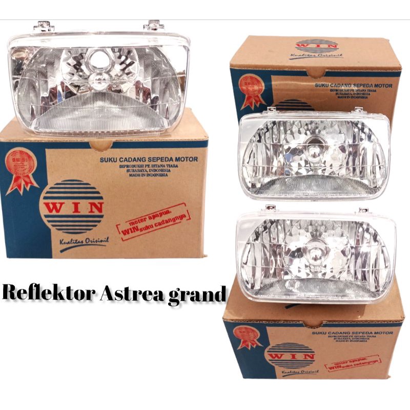 Reflektor Astrea grand lampu depan Astrea grand legenda impressa bening