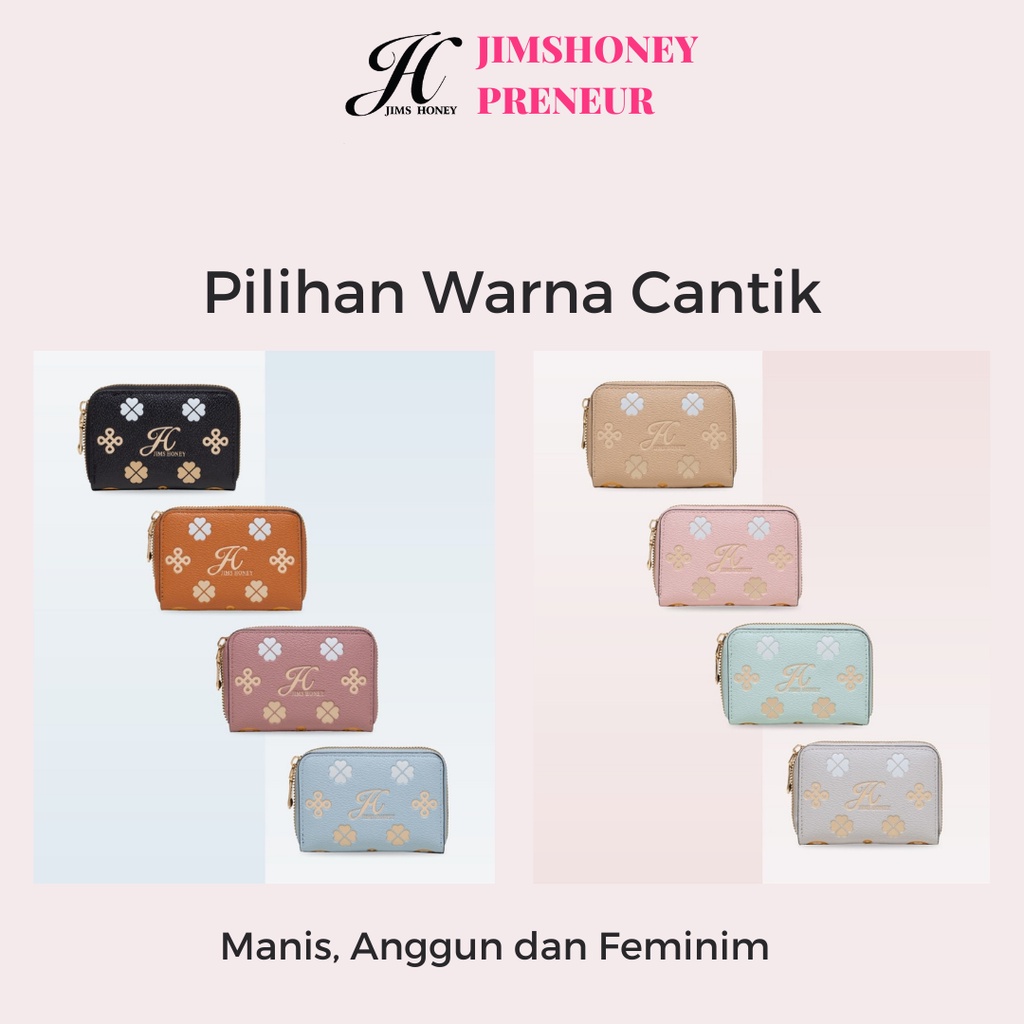 Dompet Jims Honey Wania GIA Wallet Dompet Kartu Kecil Import Lucu