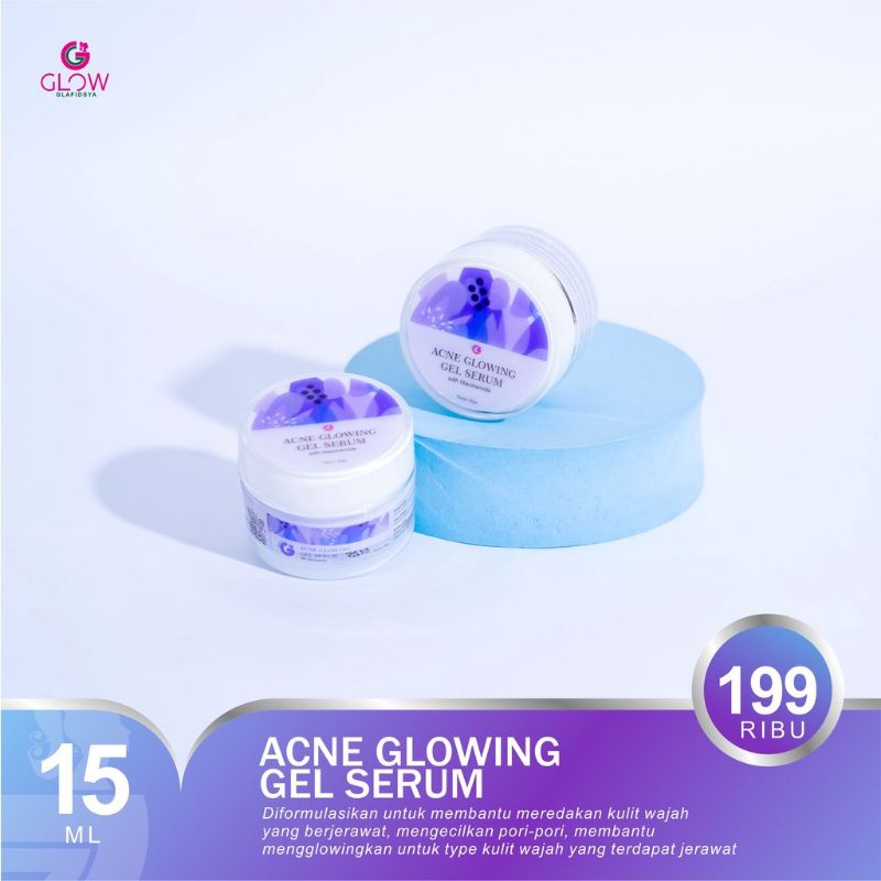Acne Glowing Gel Serum l Glafidsya Medika