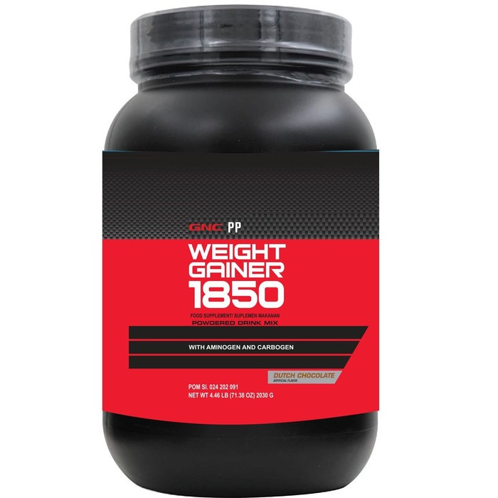 Gnc Pp Weight Gainer 1850 Dutch Chocolate Flavor 504365 Shopee Indonesia