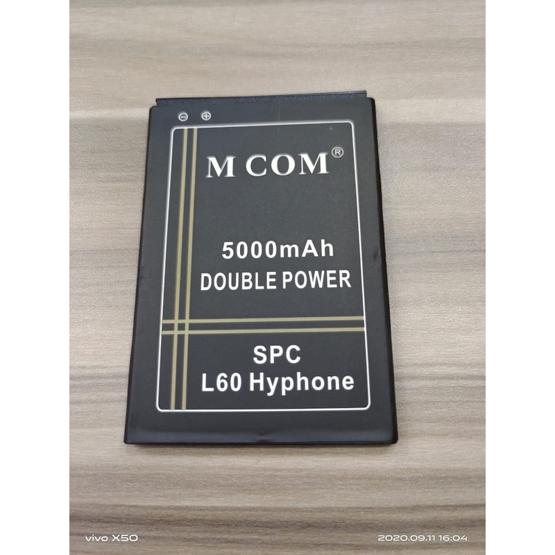 Battery Batre Baterai Double Power Mcom SPC L60 Hyphone