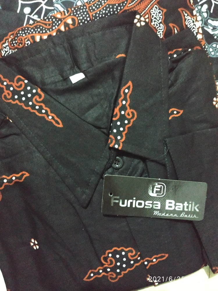 Kemeja Batik Lengan Panjang Size M L Xl Xxl